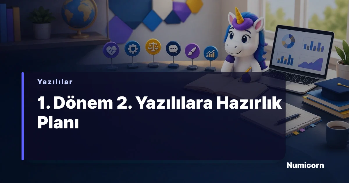 Öğrencilerin ders çalıştığı bir masa.
