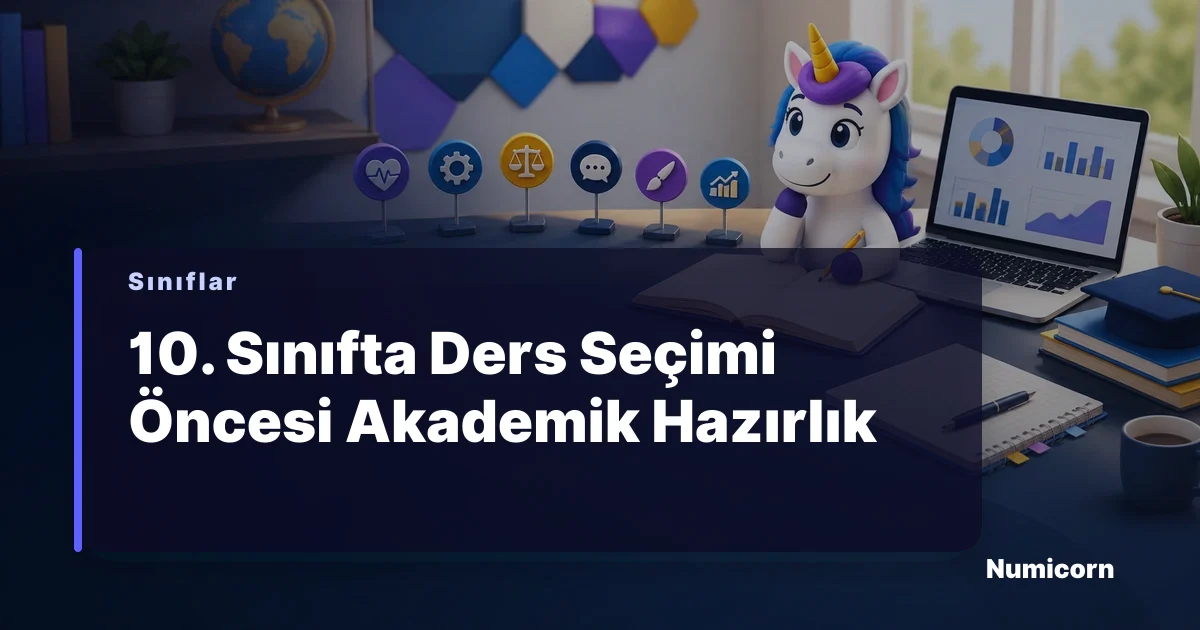 10. sınıf öğrencisi masasında ders çalışırken