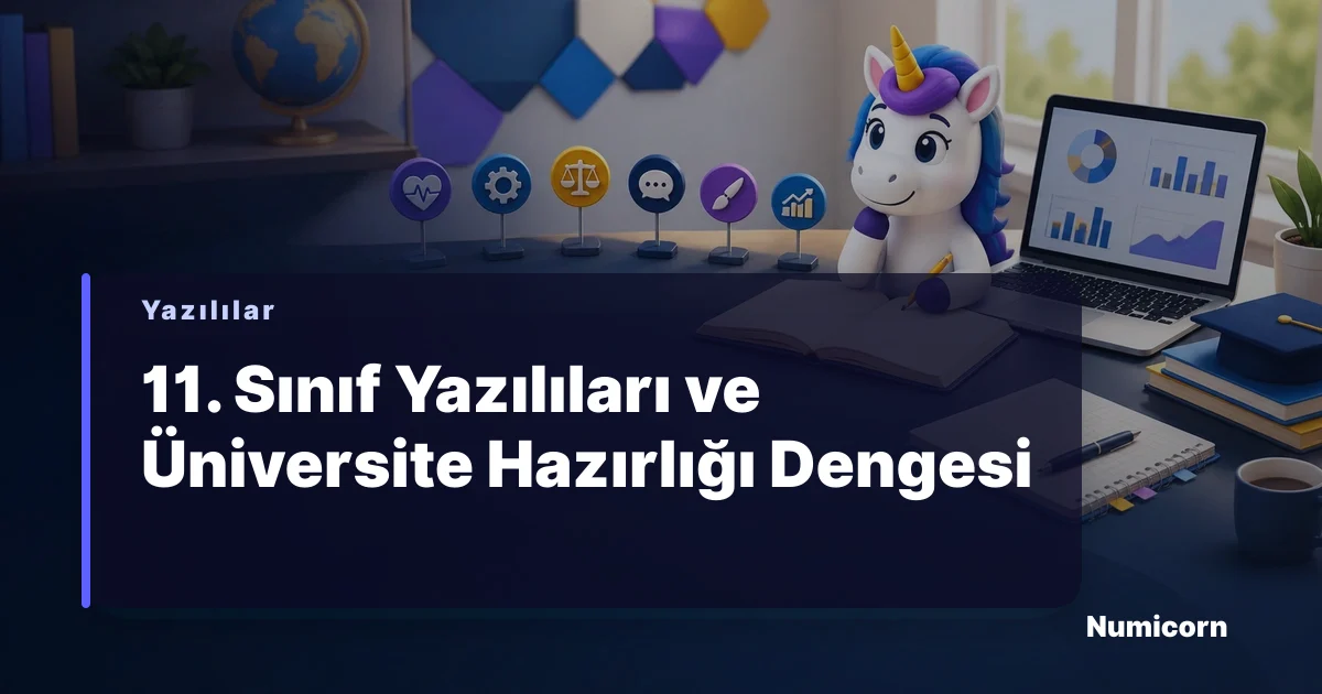 11. sınıf öğrencisinin hem ders kitabına hem de sınav hazırlık kitabına baktığı çizim