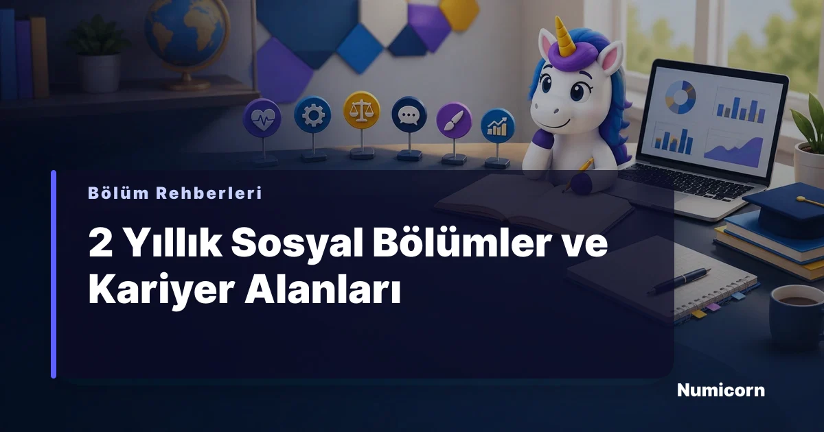 2 yıllık sosyal bölümler ve kariyer alanları rehberi