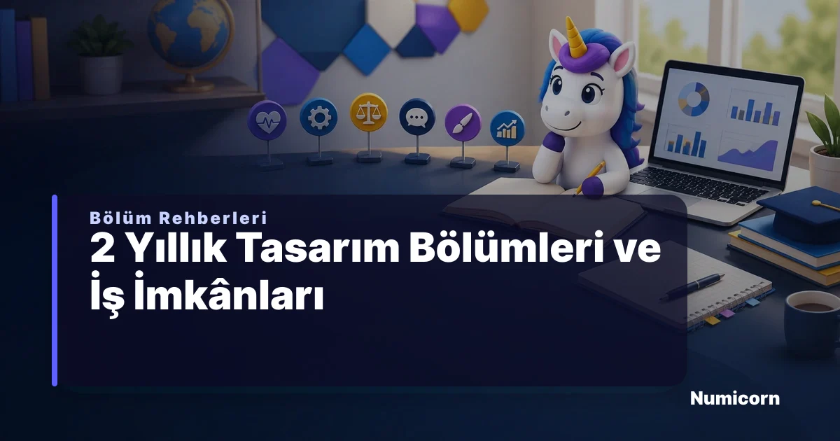 2 yıllık tasarım bölümleri ve iş imkânları rehberi görseli