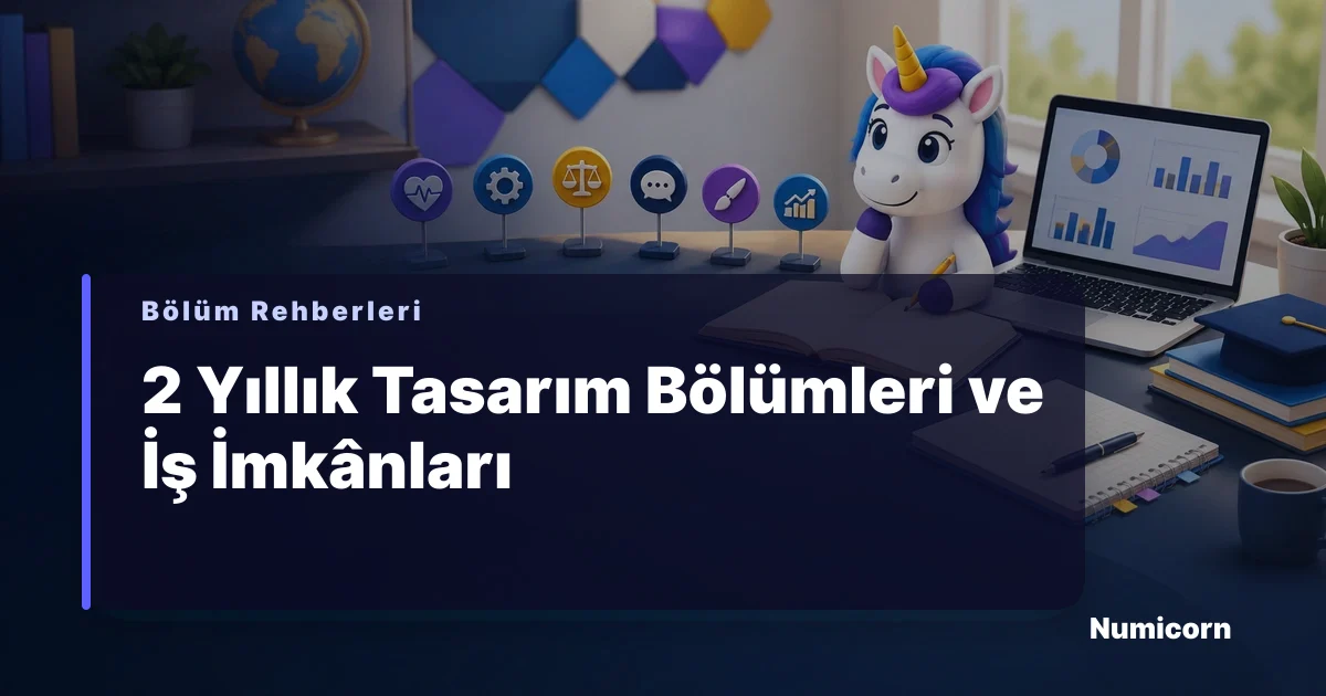 2 yıllık tasarım bölümleri ve iş imkanları rehberi