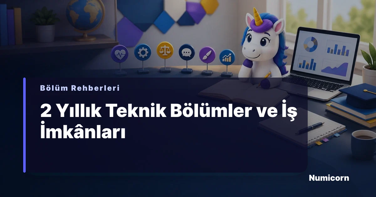 2 yıllık teknik bölümler ve iş imkânları rehberi görseli