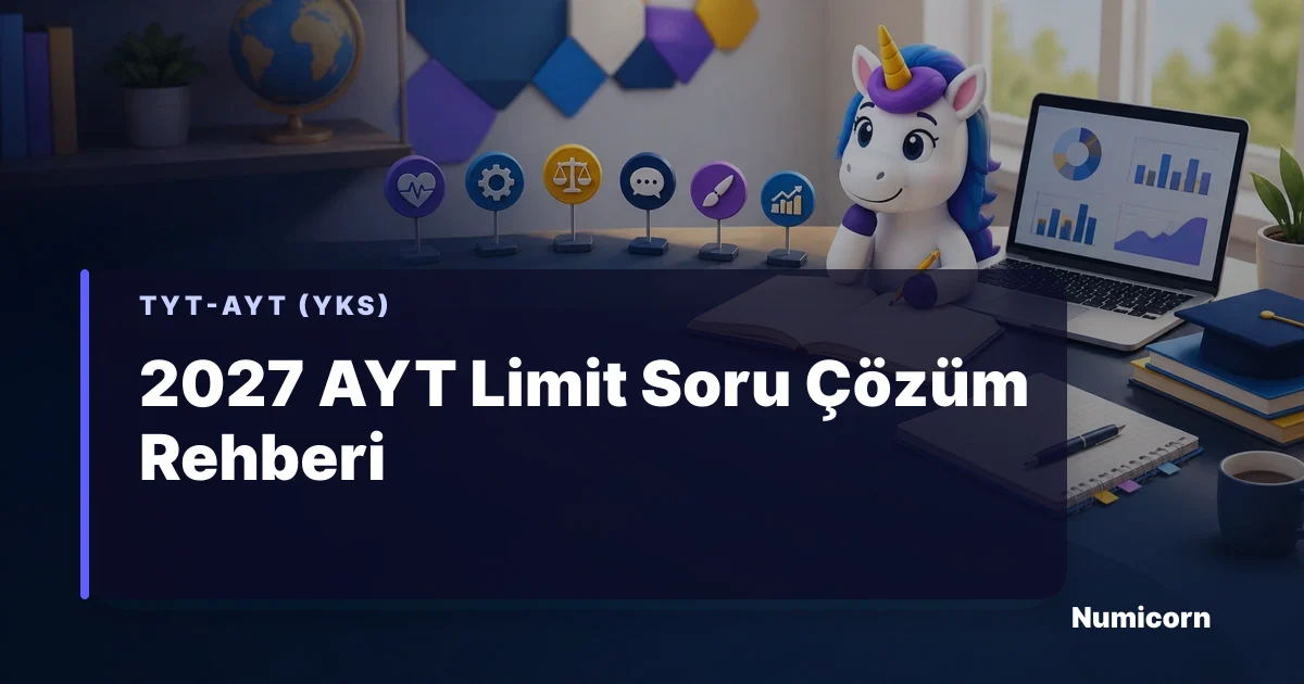 2027 AYT limit soru çözüm rehberi ve çalışma planı