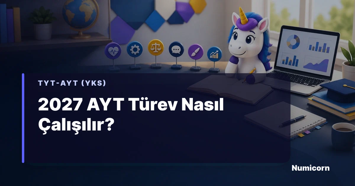 2027 AYT türev çalışma planı ve soru çözüm rehberi