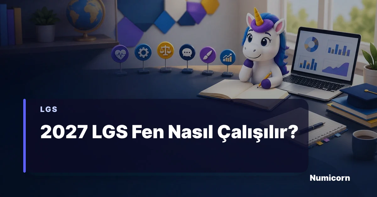 2027 LGS Fen çalışma planı ve deney soruları rehberi