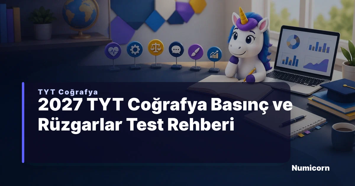 2027 TYT Coğrafya Basınç ve Rüzgarlar Test Rehberi