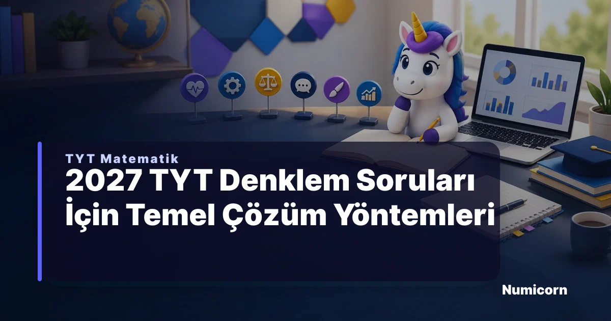 2027 TYT Denklem Soruları İçin Temel Çözüm Yöntemleri