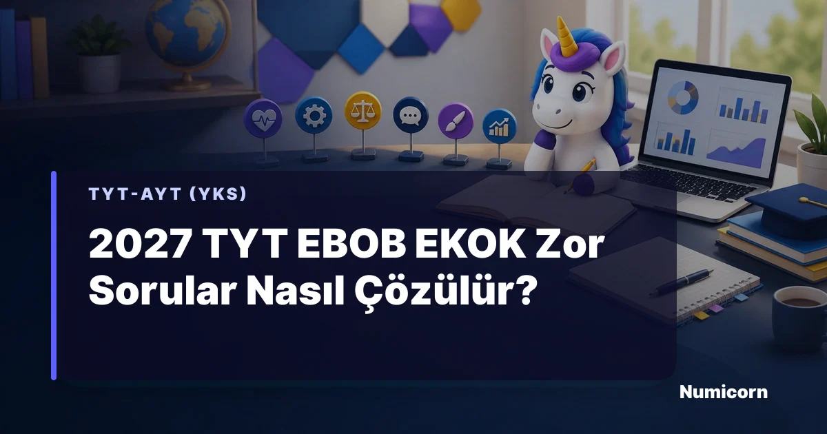 2027 TYT EBOB EKOK zor sorular çözüm rehberi