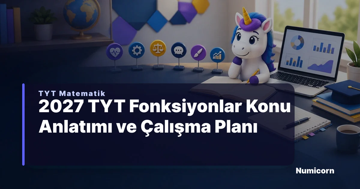 2027 TYT Fonksiyonlar Konu Anlatımı ve Çalışma Planı