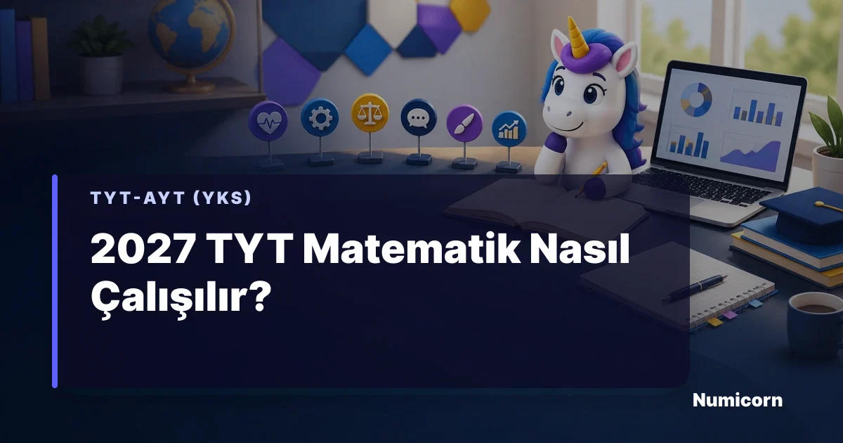 2027 TYT Matematik çalışma planı ve konu sırası