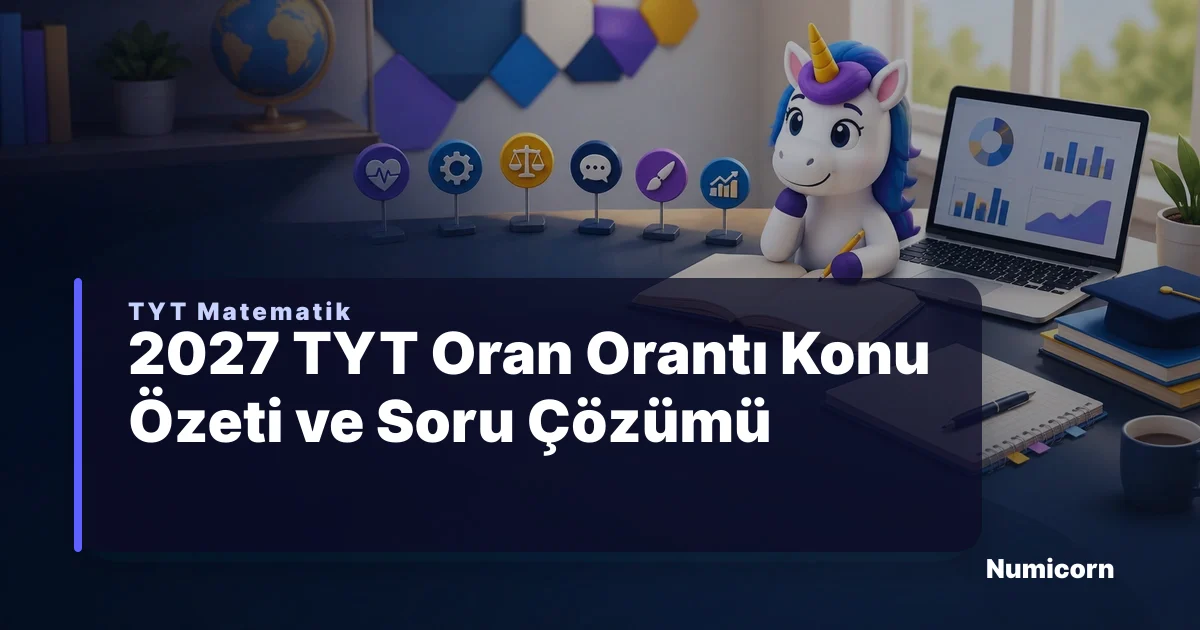 2027 TYT Oran Orantı Konu Özeti ve Soru Çözümü