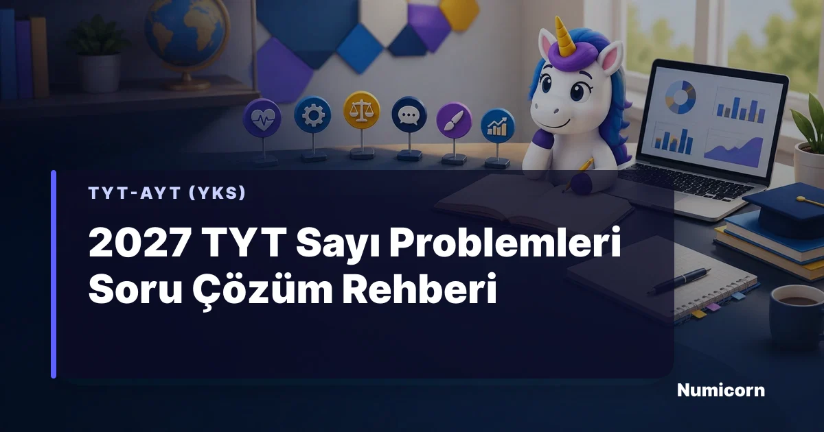 2027 TYT sayı problemleri soru çözüm rehberi