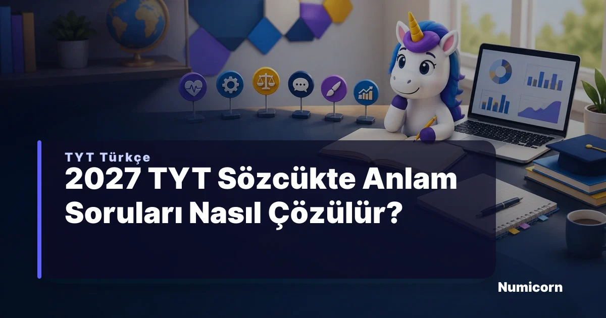 2027 TYT Sözcükte Anlam Soruları Nasıl Çözülür?