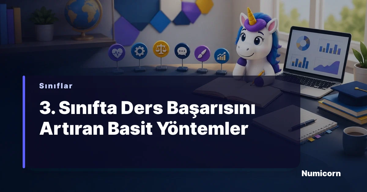 3. sınıf öğrencisi ders çalışırken