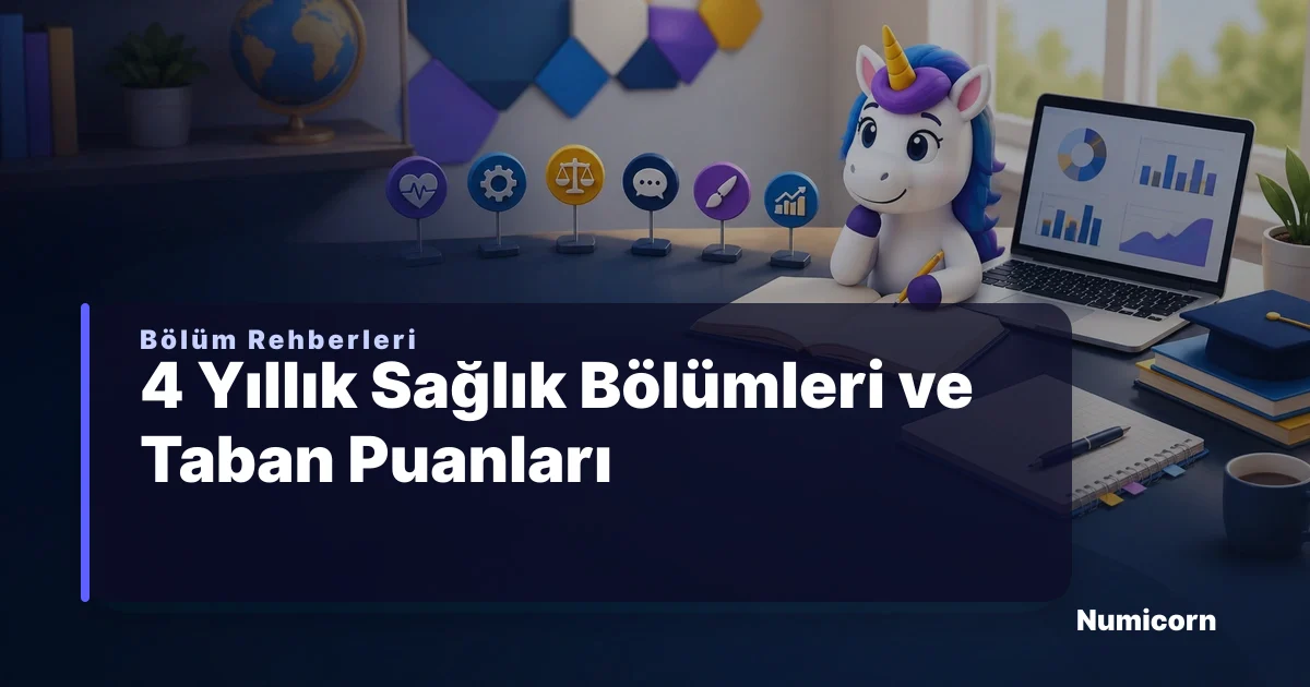 4 yıllık sağlık bölümleri taban puanları ve tercih rehberi