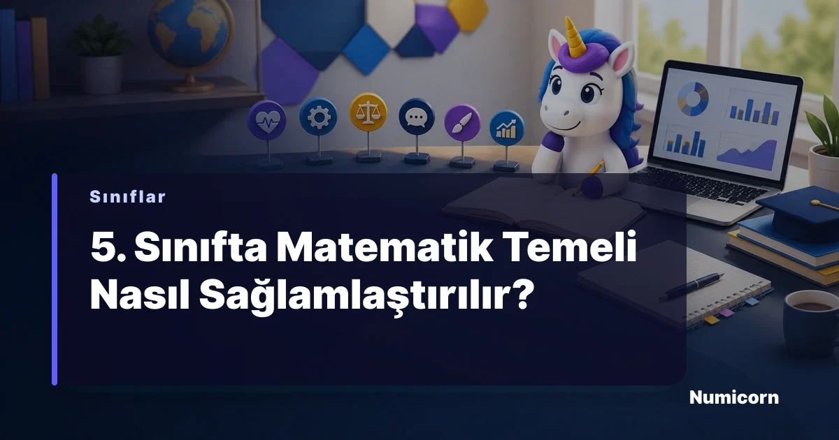 5. sınıf öğrencisi matematik problemi çözerken