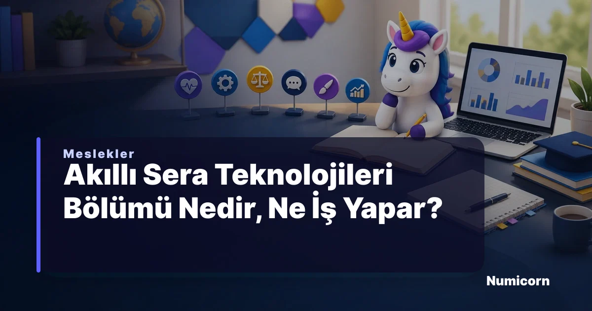 Akıllı Sera Teknolojileri bölümü ve meslek rehberi
