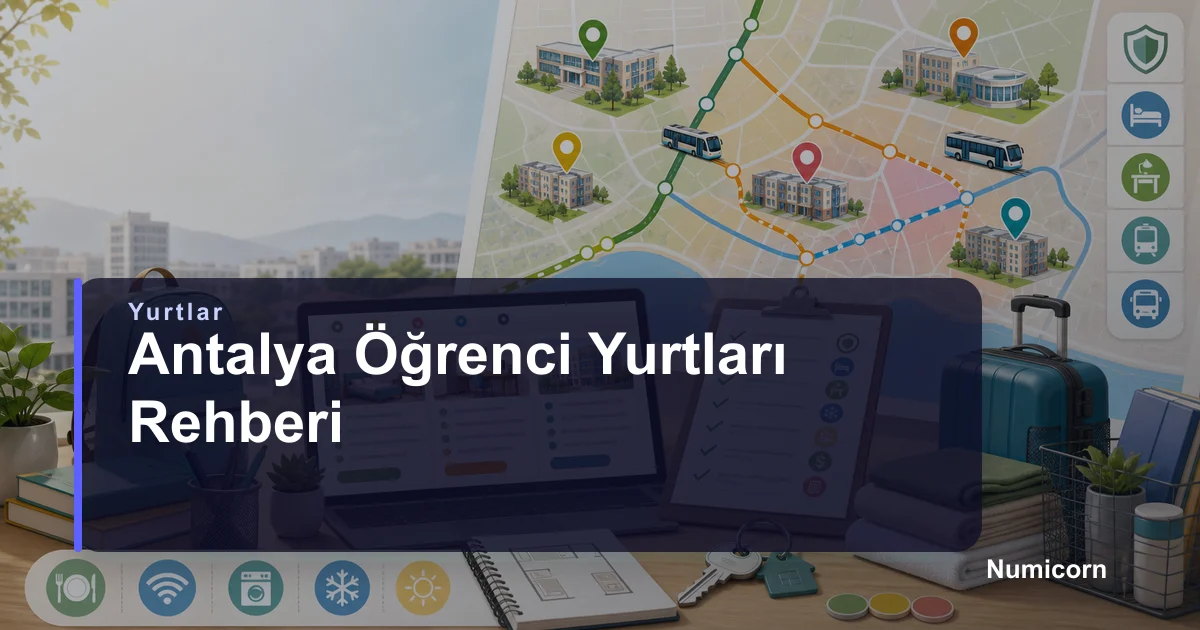Antalya öğrenci yurtları rehberi kapak görseli