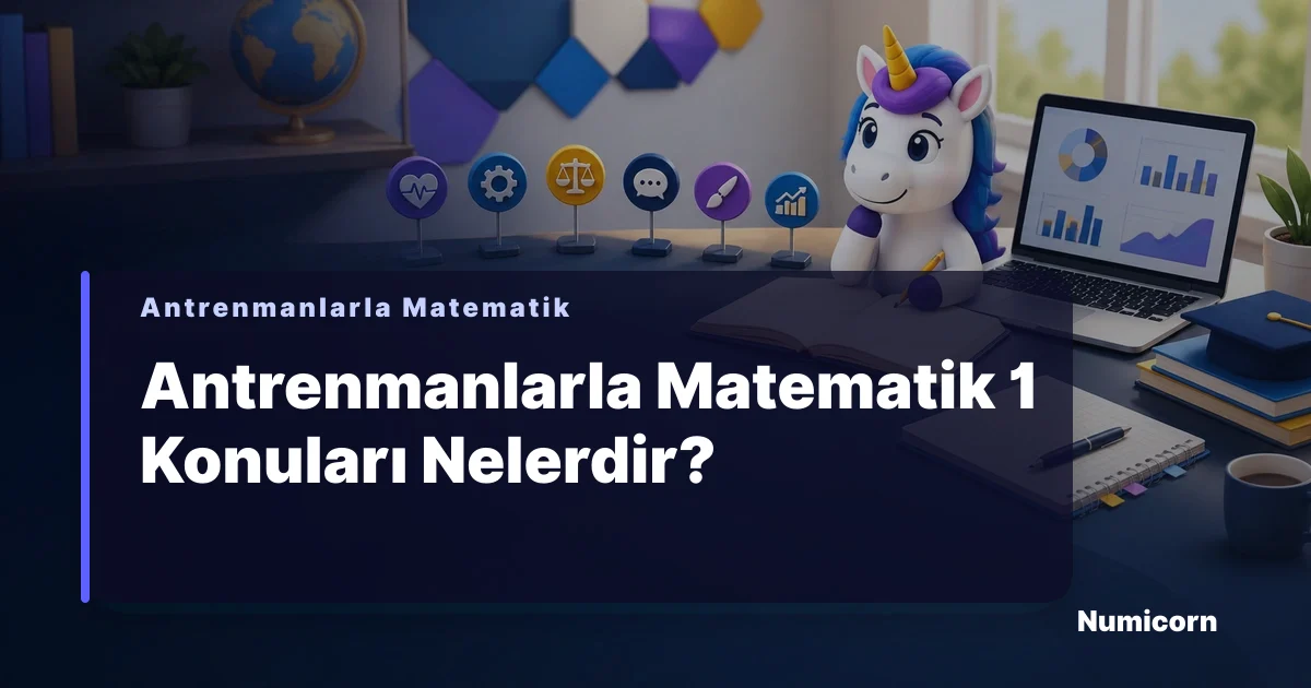 Antrenmanlarla Matematik 1 konuları nelerdir rehberi