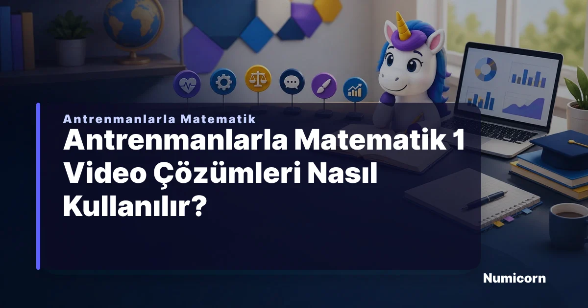Antrenmanlarla Matematik 1 Video Çözümleri Nasıl Kullanılır?