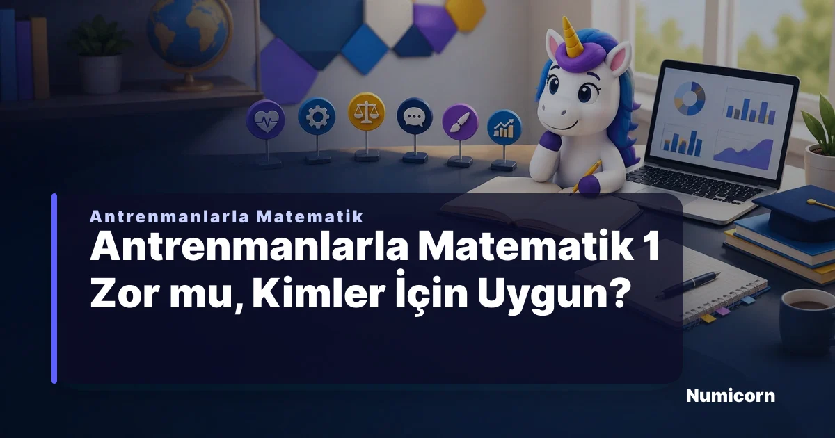 Antrenmanlarla Matematik 1 Zor mu, Kimler İçin Uygun?