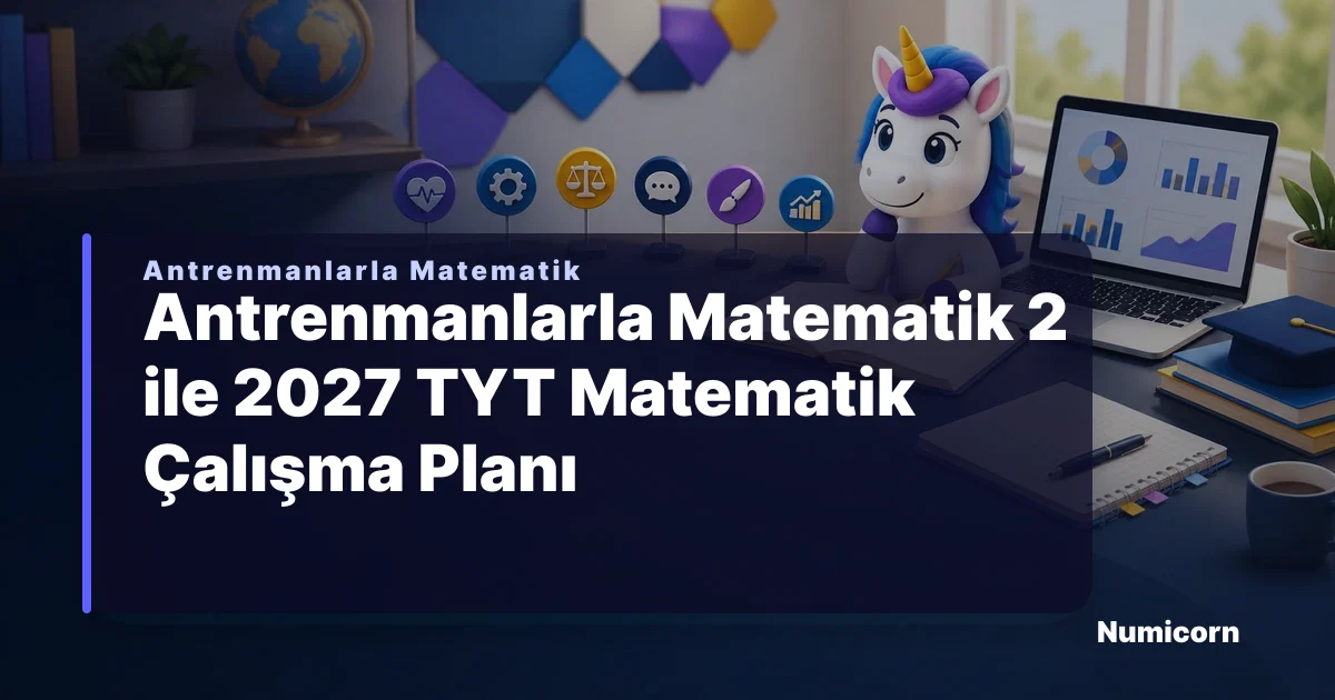 Antrenmanlarla Matematik 2 ile 2027 TYT Matematik Çalışma Planı