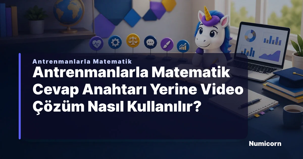 Antrenmanlarla Matematik Cevap Anahtarı Yerine Video Çözüm Nasıl Kullanılır?