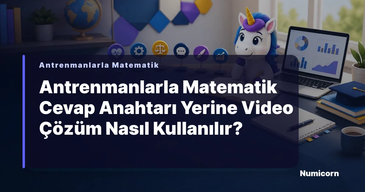 Antrenmanlarla Matematik cevap anahtarı ve video çözüm rehberi