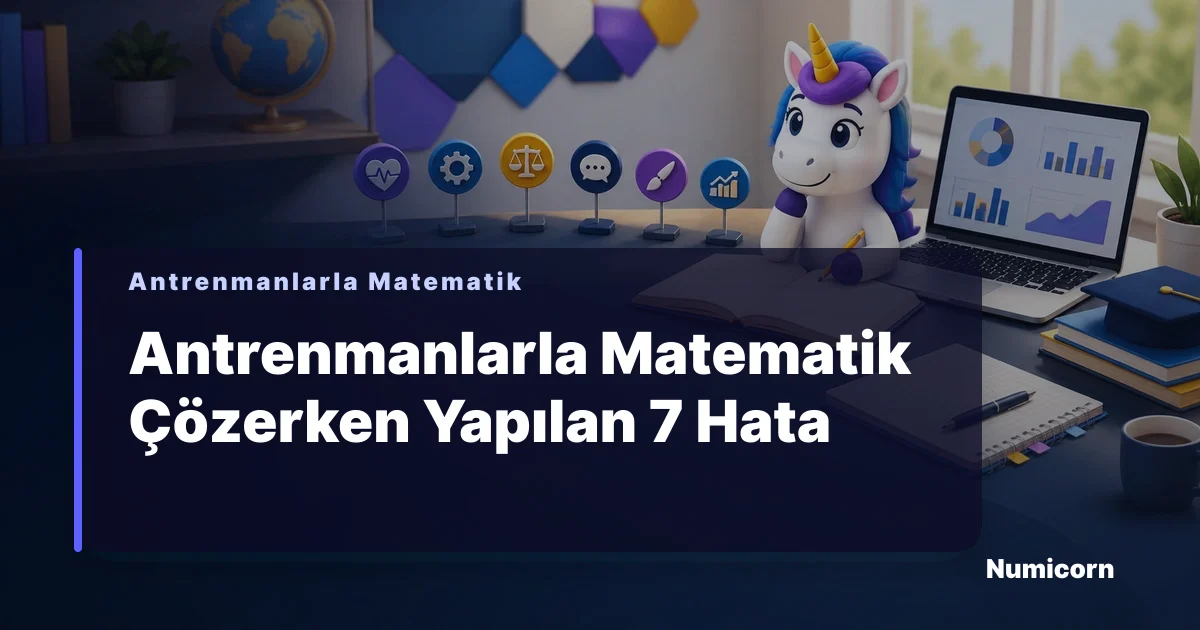Antrenmanlarla Matematik çözerken yapılan 7 hata rehberi