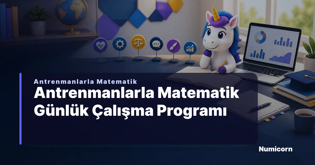 Antrenmanlarla Matematik Günlük Çalışma Programı