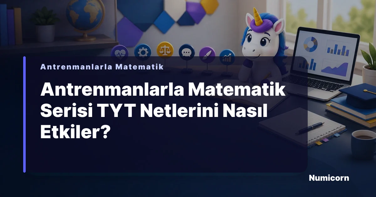 Antrenmanlarla Matematik serisi TYT netleri rehberi
