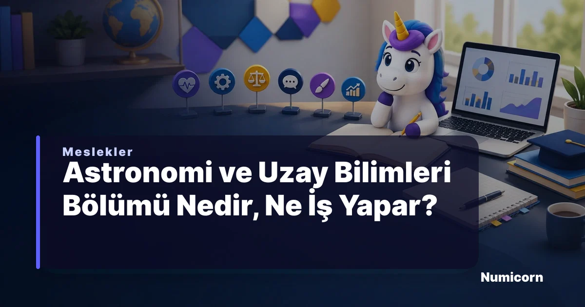 Astronomi ve Uzay Bilimleri bölümü ve meslek rehberi