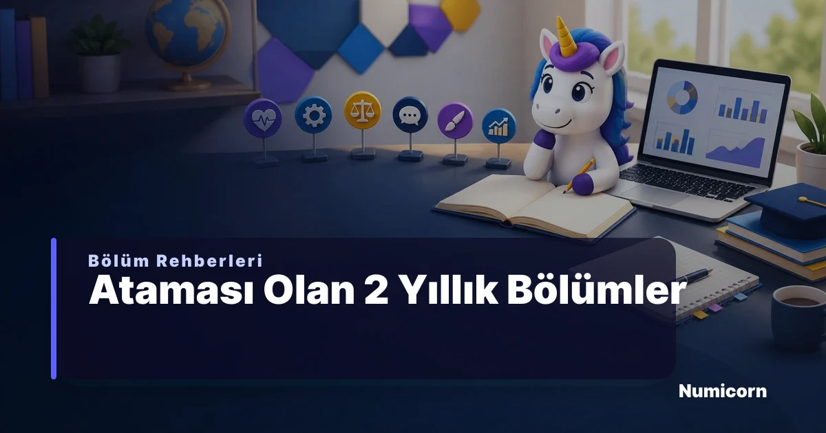 Ataması olan 2 yıllık bölümler ve KPSS önlisans tercih rehberi