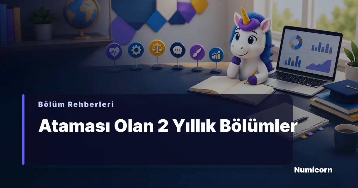 Ataması olan 2 yıllık bölümler ve KPSS önlisans rehberi