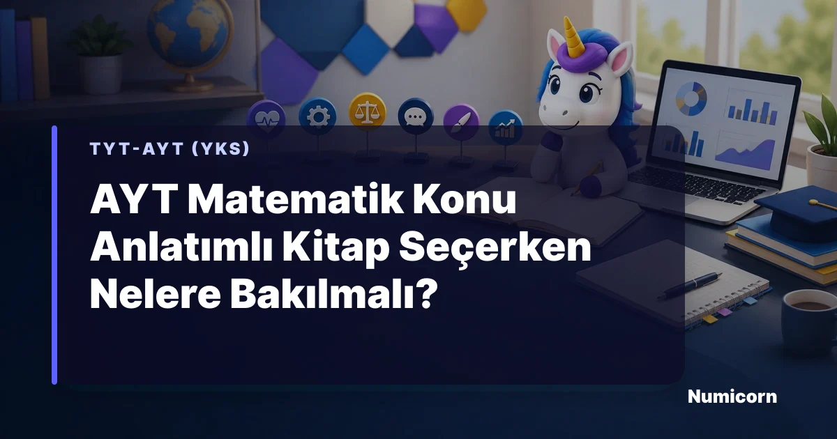 AYT matematik konu anlatımlı kitap seçme rehberi görseli