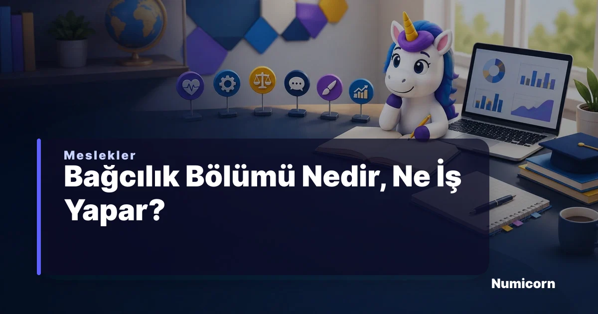 Bağcılık bölümü ve meslek rehberi