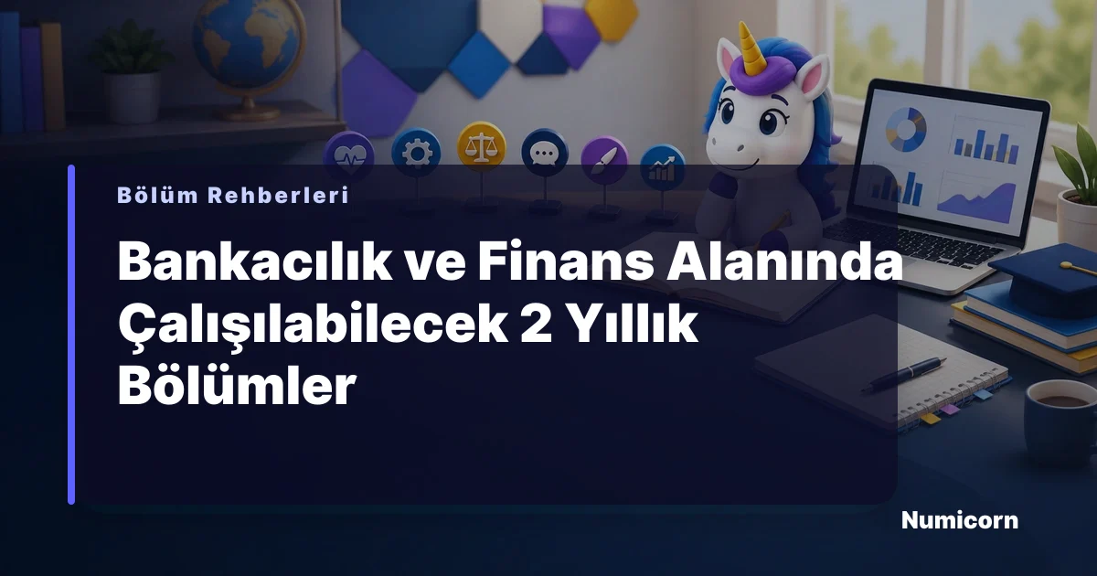Bankacılık ve finans alanında çalışılabilecek 2 yıllık bölümler rehberi