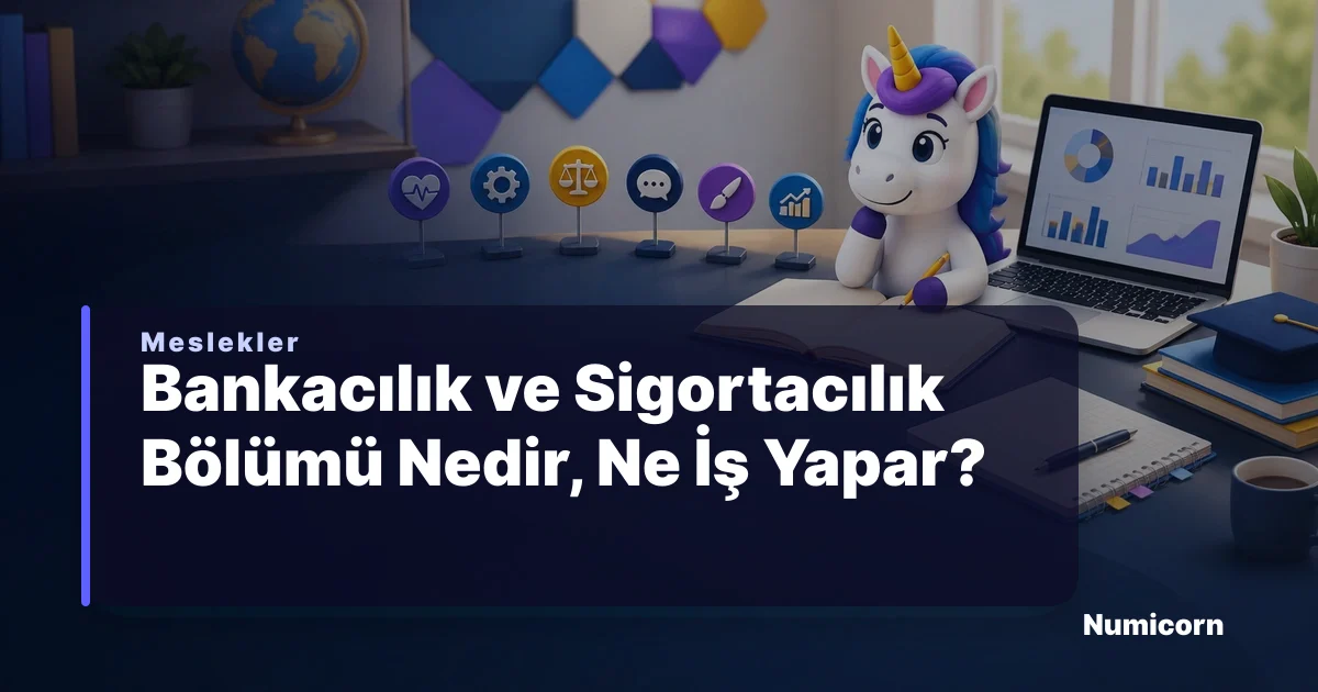 Bankacılık ve Sigortacılık bölümü ve meslek rehberi