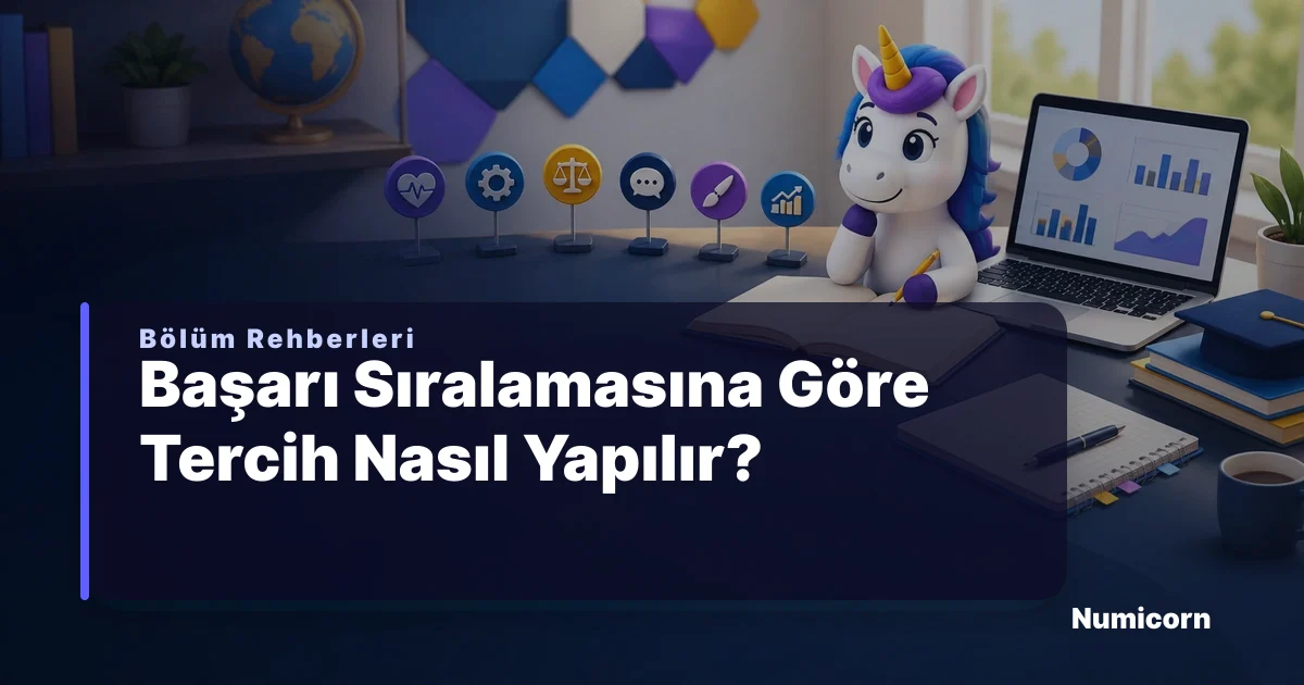 Başarı sıralamasına göre tercih yapma rehberi görseli