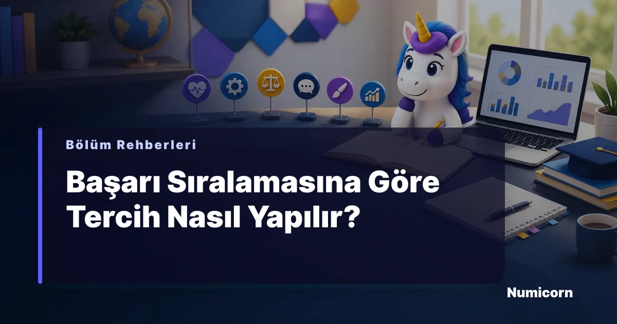 Başarı sıralamasına göre tercih yapma rehberi görseli