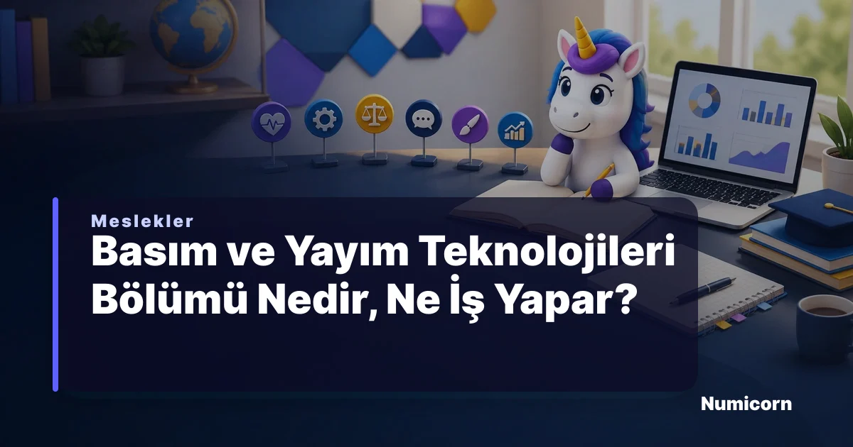 Basım ve Yayım Teknolojileri bölümü ve meslek rehberi
