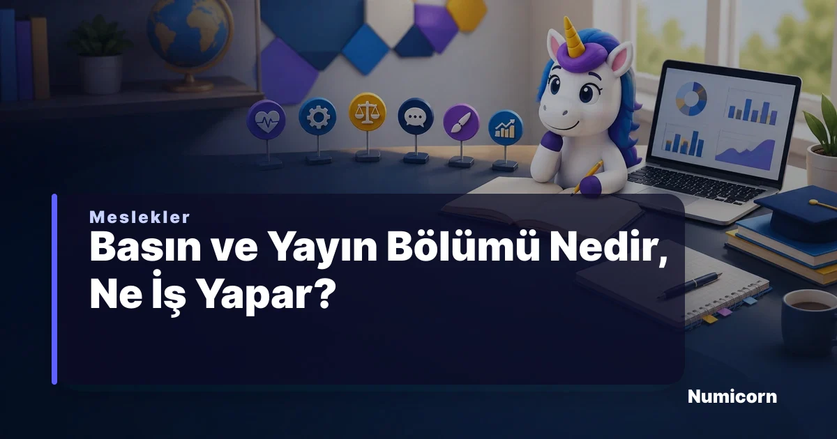 Basın ve Yayın bölümü ve meslek rehberi