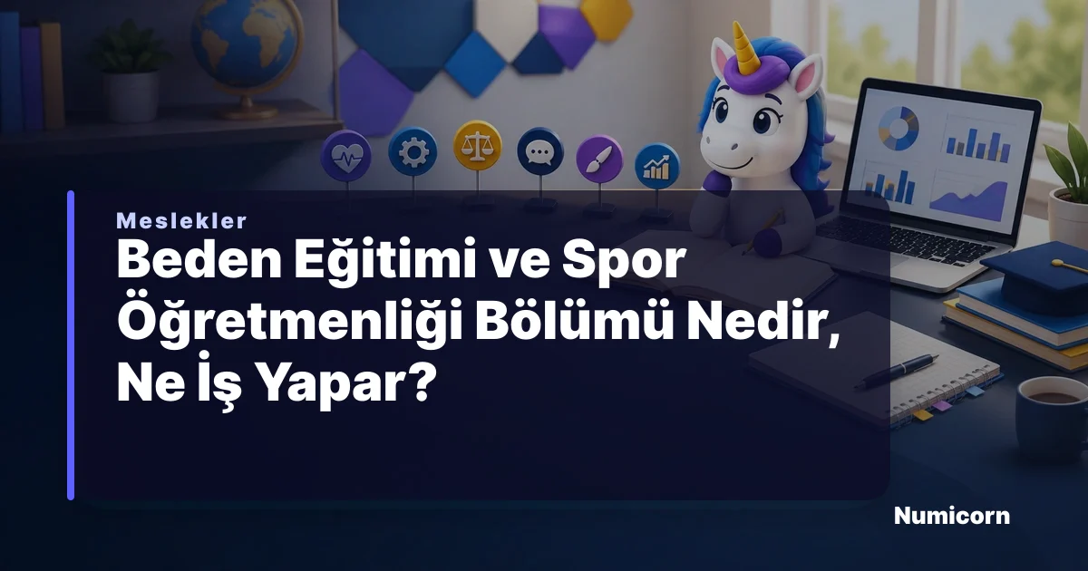 Beden Eğitimi ve Spor Öğretmenliği bölümü ve meslek rehberi