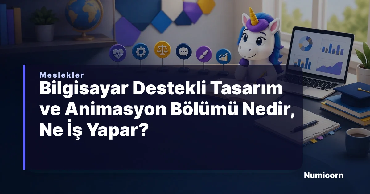 Bilgisayar Destekli Tasarım ve Animasyon bölümü ve meslek rehberi