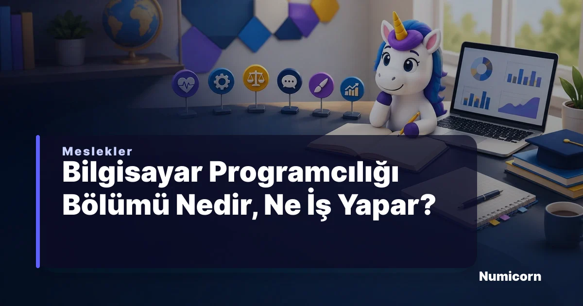 Bilgisayar Programcılığı bölümü ve meslek rehberi