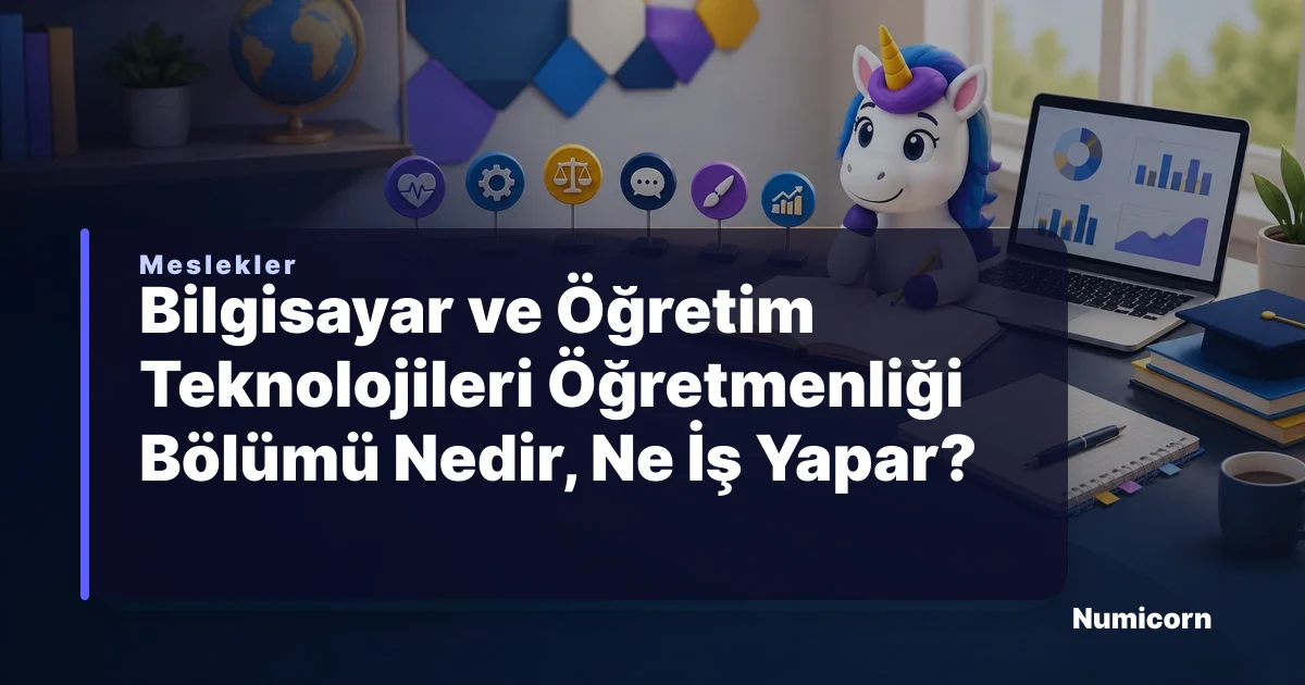 Bilgisayar ve Öğretim Teknolojileri Öğretmenliği bölümü ve meslek rehberi