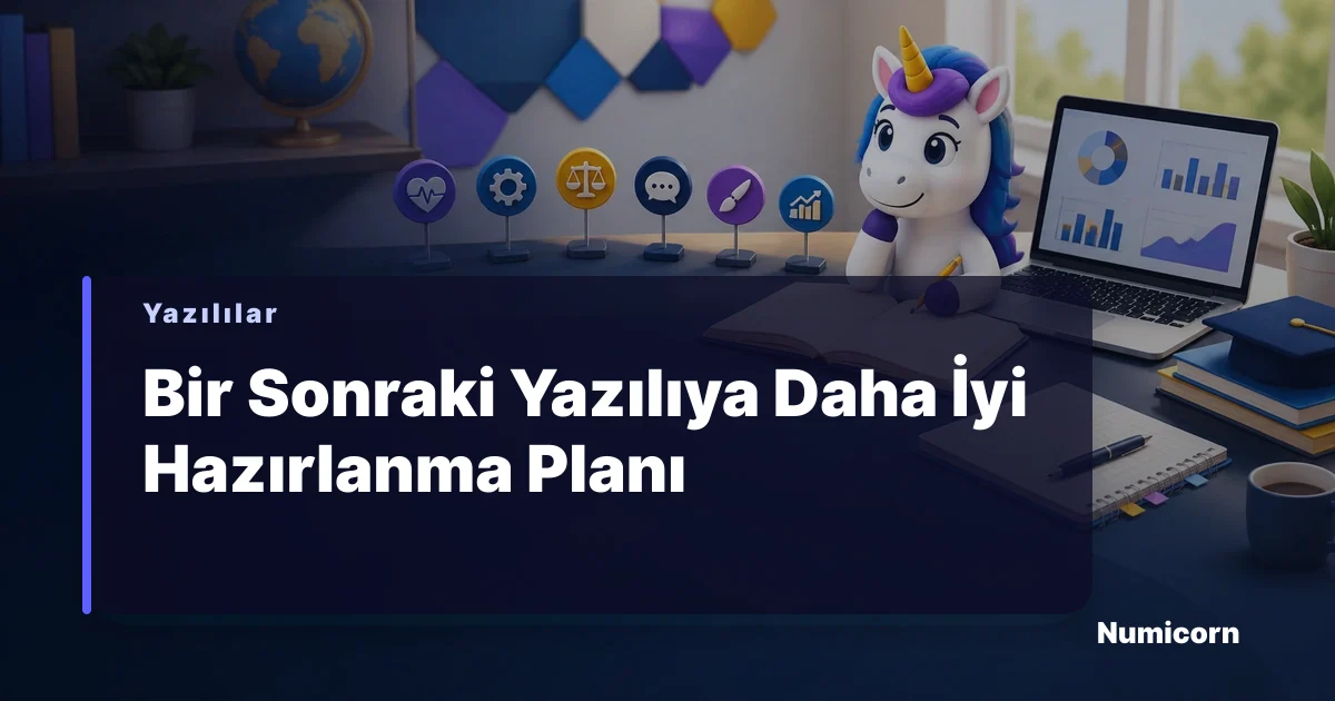 Öğrenci ders çalışırken