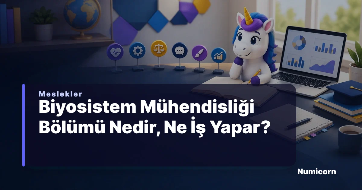 Biyosistem Mühendisliği bölümü ve meslek rehberi