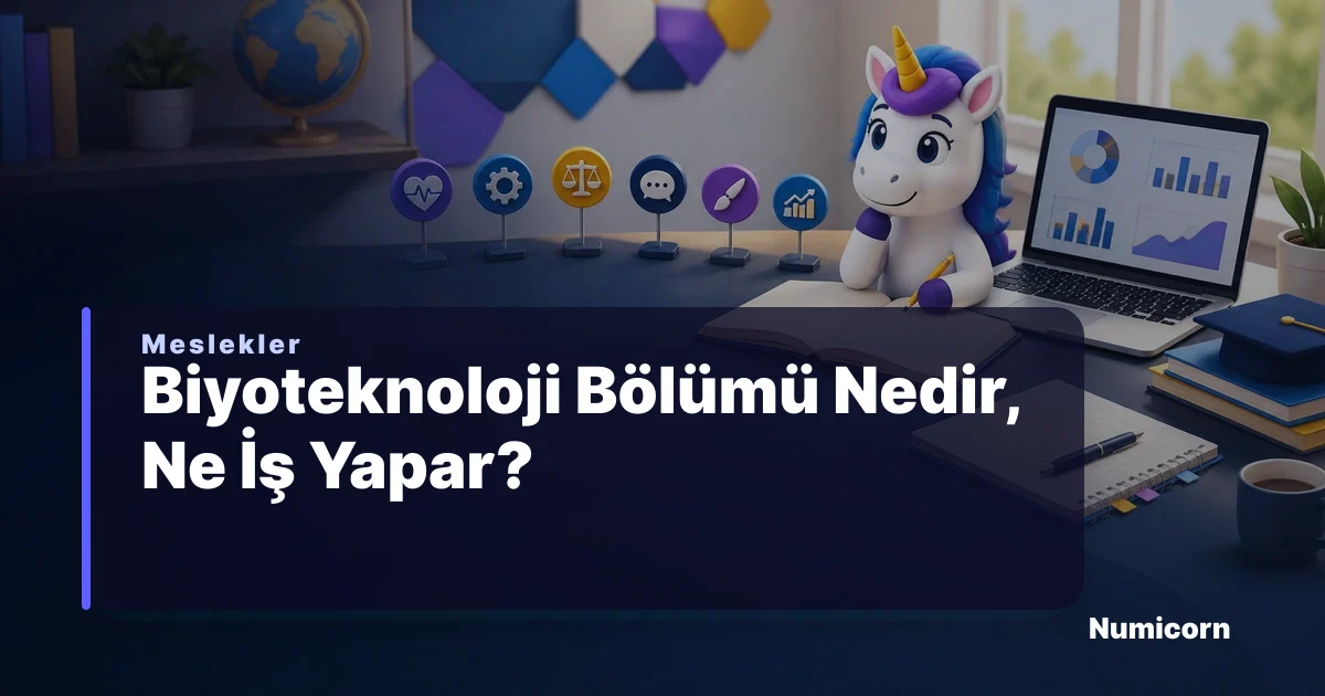 Biyoteknoloji bölümü ve meslek rehberi